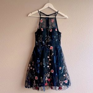 Floral Embroidered Dress